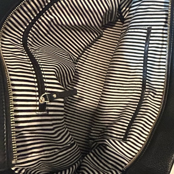 Kate Spade Black Leather Tote Shoulder bag crossbody - Picture 5 of 11
